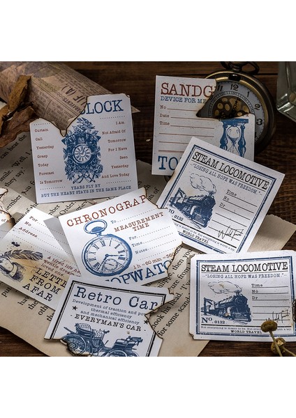 No.4 Stili Vintage Ay Fazı Malzeme Kağıt Bitkiler Not Kağıdı Dekoratif Kırtasiye Scrapbooking Günlüğü Albümü Etikel Günlük Planlayıcısı (Yurt Dışından)
