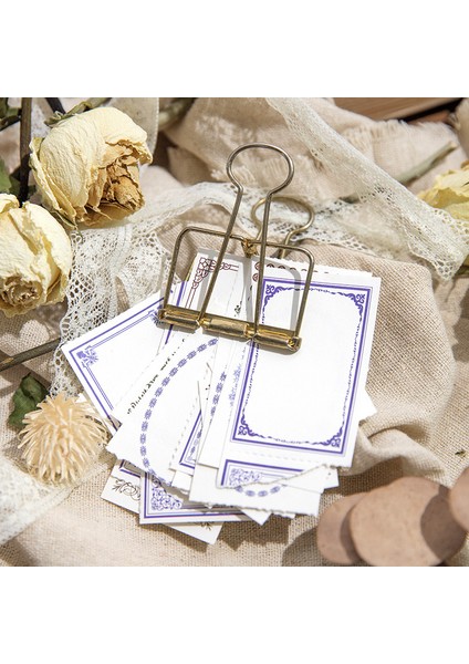 J Tarzı Ecret Bahçe Bloknot Dekoratif Kırtasiye Scrapbooking Günlüğü Albümü Retro Minimalist Sınır Mesaj Malzemesi Kağıt (Yurt Dışından) modelleri