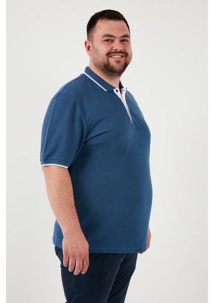 Büyük Beden Pamuklu Regular Fit Polo Yaka T Shirt Erkek Polo Yaka T Shirt 5902118B indirimleri