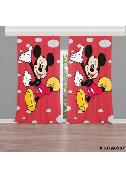 Dijital Baskılı Fon Perde Iki Kanat