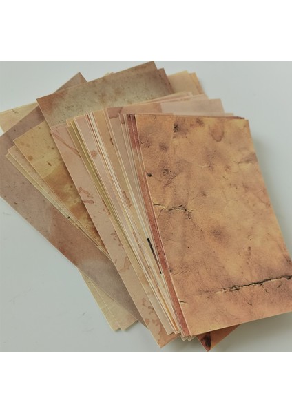 No.2 Tarzı Vintage Eski Kahve Tarzı Kraft El Işi Kağıdı Dıy Scrapbooking Malzemeleri Dekor Günlüğü Önemsiz Dergisi Işaretleme Kırtasiye Not Kağıdı (Yurt Dışından)