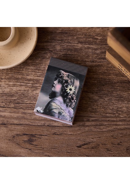 Mengzhongnvsheng Tarzı 100SHEETSLOT Bloknot Yapışkan Notlar Vintage Tavşan Kız Bebek Kağıt Önemsiz Dergisi Scrapbooking Çıkartmaları Ofis Okul Kırtasiye (Yurt Dışından)