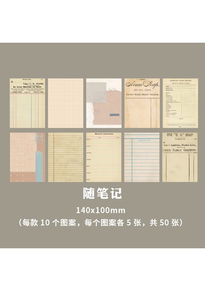 No.9 Stili Retro Tarif Kek Tatlı Scrapbooking Dergisi Planlayıcısı Arka Plan Malzemesi Kitap Kağıdı Kart Yapımı Dıy Yaratıcı Not Kırtasiye (Yurt Dışından)