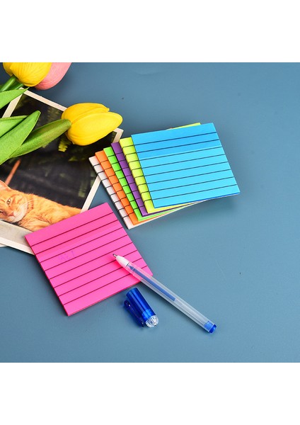 Beyaz Stil 50 Yaprak Şeffaf Su Geçirmez Yayınlanan Yapışkan Not Pedleri Not Defterleri Okul Kırtasiye Ofis Malzemeleri Için Pozisyonlar (Yurt Dışından)