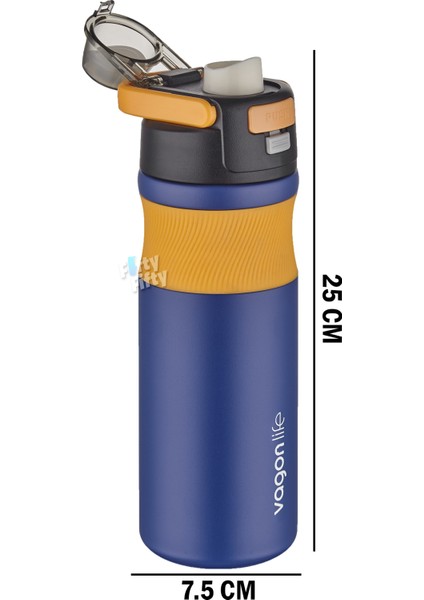 580 ml Çelik Termos Pipetli/pipetsiz(Rahat Içim) Kaydırmaz GÖVDE-FFVGN033580ML
