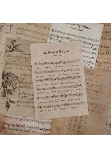 No.9 Stili Vintage Muore Arka Plan Deco Ortaçağ Eski Kitap Sayfası Kırtasiye Scrapbooking Kartları Günlük Tutma Dıy Retro Malzemeler (Yurt Dışından) fiyatları