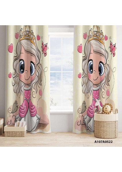 Dijital Baskılı Fon Perde Iki Kanat