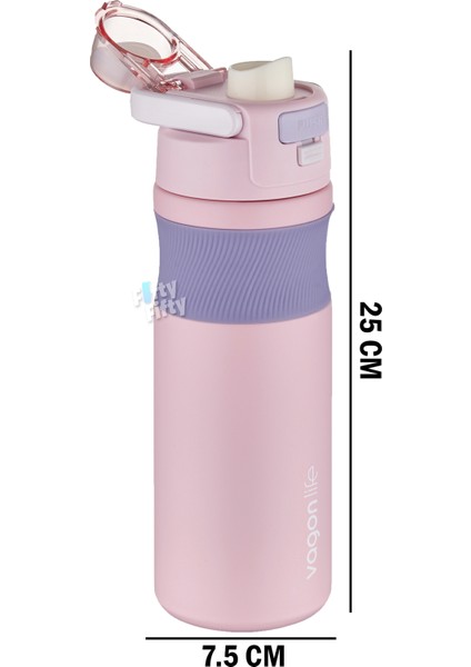 580 ml Çelik Termos Pipetli/pipetsiz(Rahat Içim) Kaydırmaz GÖVDE-FFVGN033580ML