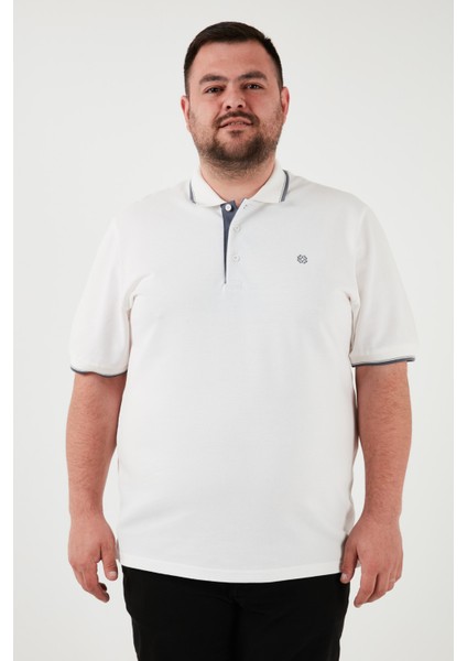 Büyük Beden Pamuklu Regular Fit Polo Yaka T Shirt Erkek Polo Yaka T Shirt 5902118B fırsatları