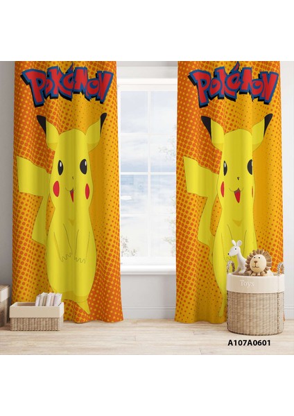 Dijital Baskılı Fon Perde Iki Kanat