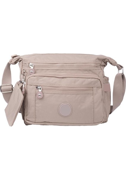 213 Klinkır Kaliteli Kumaş Bayan Çapraz Omuz Çantası Bej fiyatları