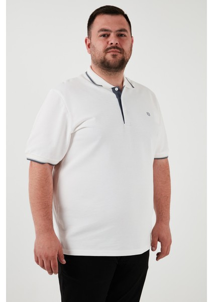 Büyük Beden Pamuklu Regular Fit Polo Yaka T Shirt Erkek Polo Yaka T Shirt 5902118B