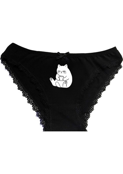 Kedi Kadın Külot