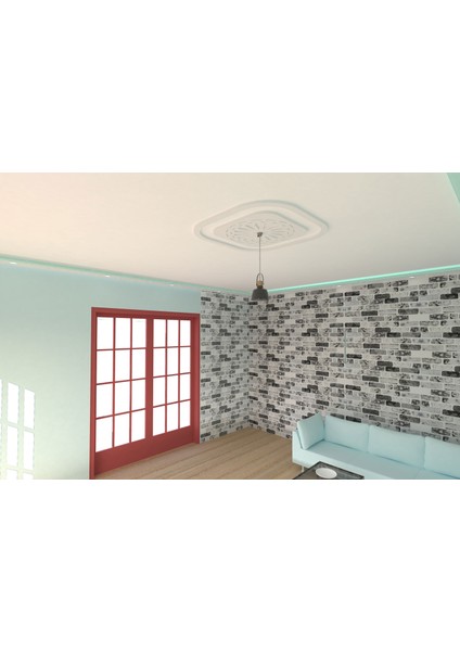 Lamba Tavan Göbeği 135-Kare-Oval-Dış-Cıtalı