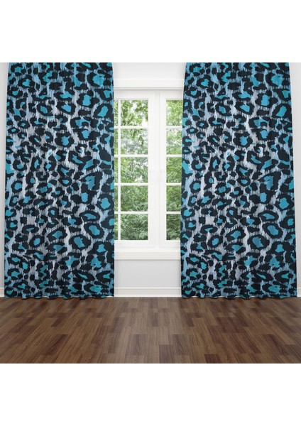 Dijital Baskılı Fon Perde Iki Kanat