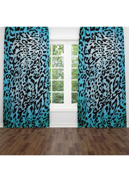 Dijital Baskılı Fon Perde Iki Kanat