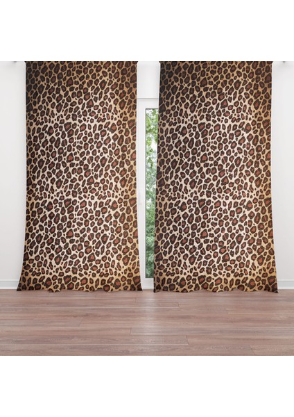 Dijital Baskılı Fon Perde Iki Kanat