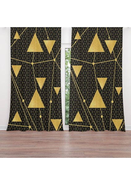 Dijital Baskılı Fon Perde Iki Kanat