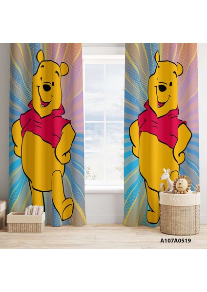 Dijital Baskılı Fon Perde Iki Kanat