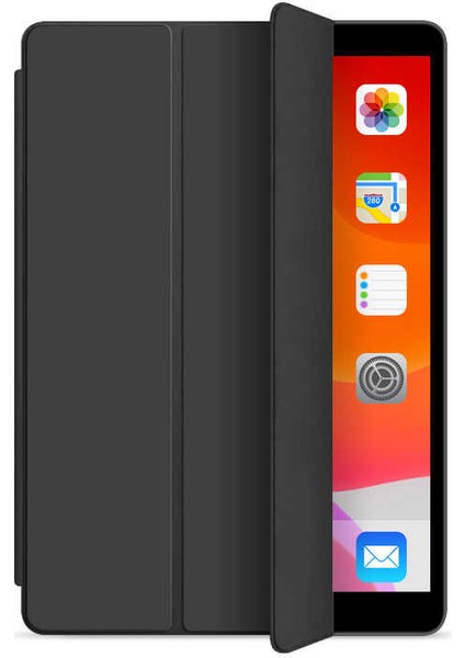 Apple iPad Air 10.9 2022 (5.nesil) Uyumlu Tablet Kılıfı Orjinal Katlanabilir Kılıf, Siyah