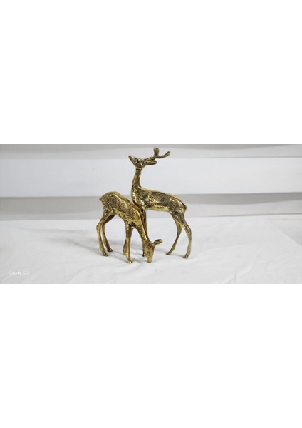 Rosabıancacasa Pirinç Ceylan ve Yavrusu 17CM./ 11CM.