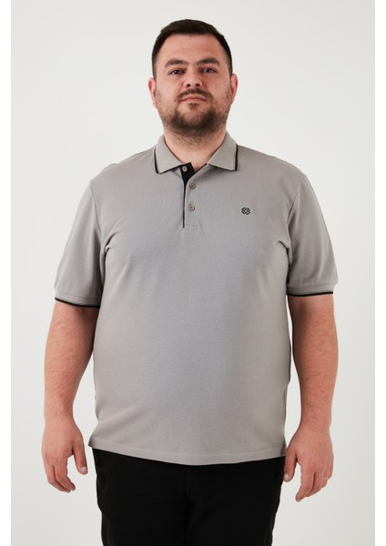 Büyük Beden Pamuklu Regular Fit Polo Yaka T Shirt Erkek Polo Yaka T Shirt 5902118B fiyatları