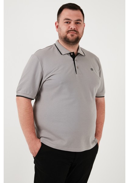 Büyük Beden Pamuklu Regular Fit Polo Yaka T Shirt Erkek Polo Yaka T Shirt 5902118B fırsatları