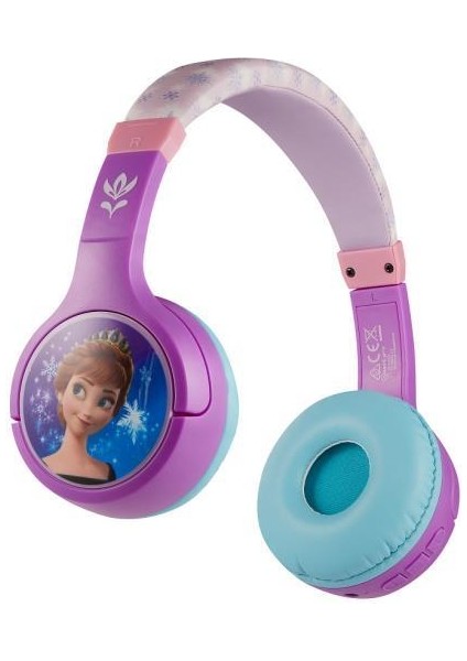 DY-9944-FZ Disney Frozen Karlar Ülkesi Anna Elsa Mikrofonlu Kablosuz Çocuk Kulaklığı