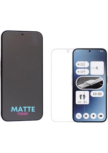 Nothing Phone 2A ile Uyumlu Mat Esnek Nano Kırılmayan Ekran Koruyucu