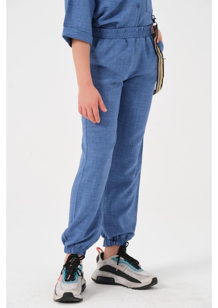 Genç Kız Çocuk Aksesuar Detaylı Jogger Pantolon indirimleri