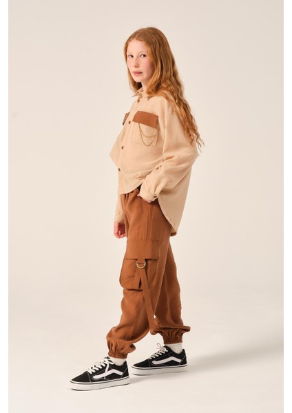 Genç Kız Çocuk Cepli Jogger Pantolon fiyatları