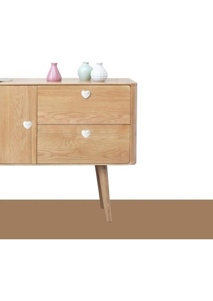 5 Adet Modern Kalp Kulp Bebek Çocuk Genç Odası Çekmece Dolap Mobilya Kulbu fiyatları