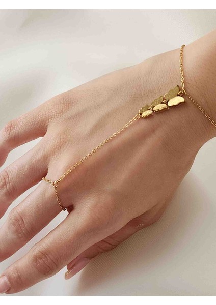 Çelik Bileklik Gold Renk