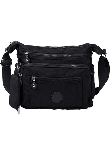 213 Klinkır Kaliteli Kumaş Bayan Çapraz Omuz Çantası Siyah fiyatları