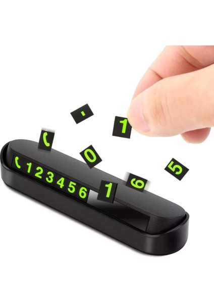 Araç Içi Park Telefon Numarası Fosforlu Numaratör Oto Cam Kartı fırsatları