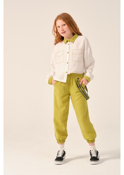 Genç Kız Çocuk Aksesuar Detaylı Jogger Pantolon indirimleri