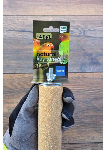 Venty Pedikür Papağan Tüneği 40 cm Kumlu Tünek - Büyük Irk | Macaw | Kakadu | Jako | Amazon | İskender | Eklektus | Kayık | L242 fırsatları