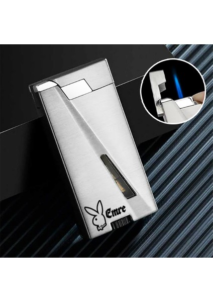 Kişiye Özel Isimli Gazlı Rüzgar Geçirmez Metal Çakmak Playboy Baskılı