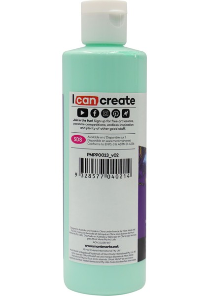 mm Dökme Akrilik Boya Premium 240 ml Mint Green modelleri