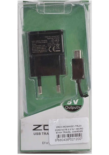 Note 2 2 In 1 Micro Ev Şarj Seti