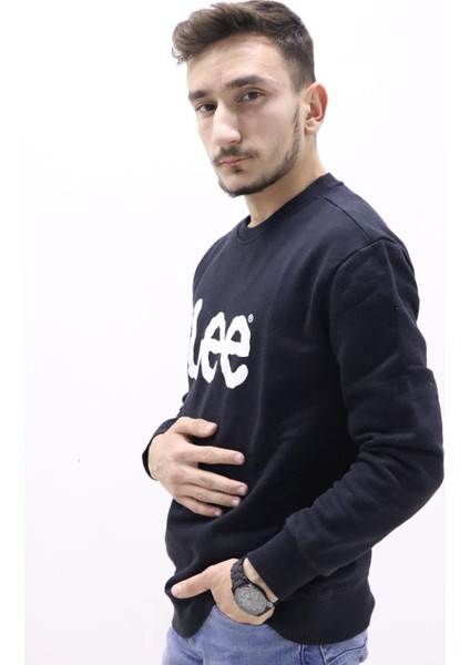 L80XTJ01 Erkek Siyah Sweatshirt