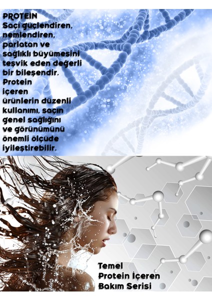 Saç Bakım Iksiri Strengthening Protein Seti, Şampuan, Saç Kremi, Saç Serumu, Saç Maskesi