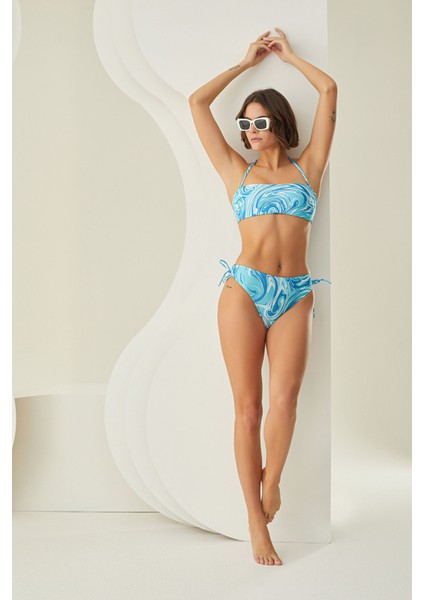 Mavi Strom Tek Alt Bikini