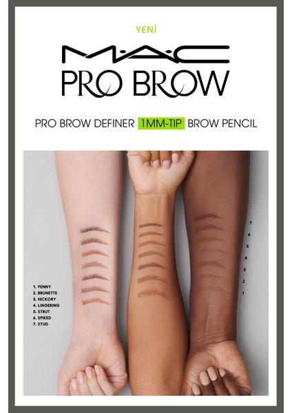 Pro Brow Definer Tip Brow Pencil - Strut 1 mm