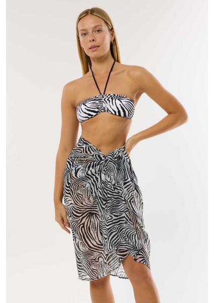 4804 Zebra Desenli Pareo
