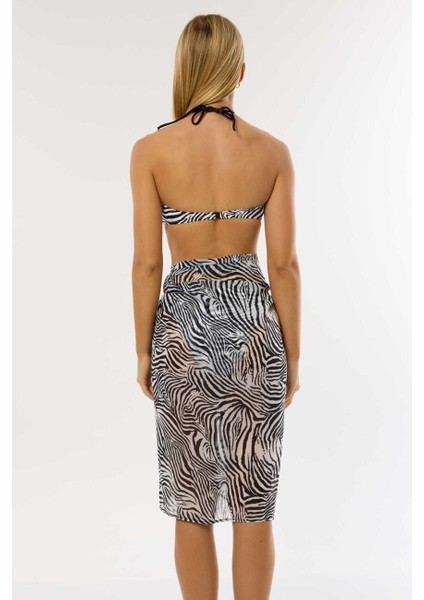 4804 Zebra Desenli Pareo