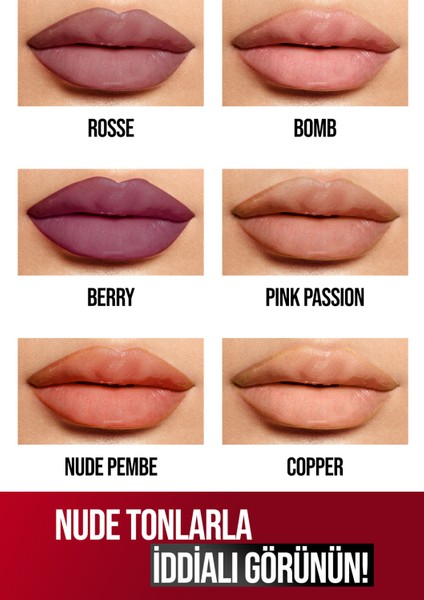 Liquid Lipstick Mini Kit 6pcs modelleri