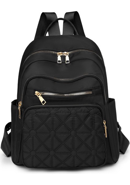 Nakışlı Kadın Sırt Çantası, Şık ve Çok Yönlü, Büyük Kapasiteli Çanta, Şehir Içi Işe Gidip Gelme Seyahat Sırt Çantası (Yurt Dışından)