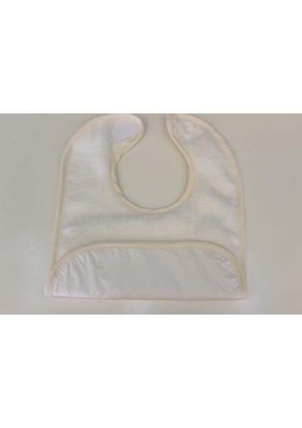 2'Li Havlu Bebek Mama Önlüğü Sıvı Geçirmez %100 Pamuk 25×40 Cm