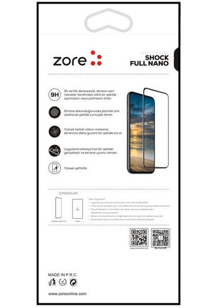 Huawei P20 Pro Ekran Koruyucu Shock Full Nano